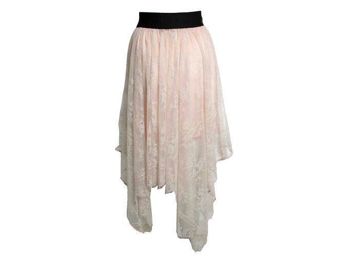 Maje, rosa Spitzenrock Pink - Ansicht 3