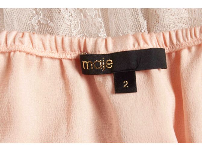 Maje, rosa Spitzenrock Pink - Ansicht 6