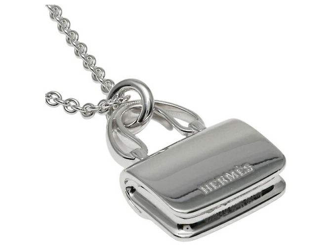 Hermès Hermes Amulett Constance K18WG Weißgoldkette - Ansicht 4