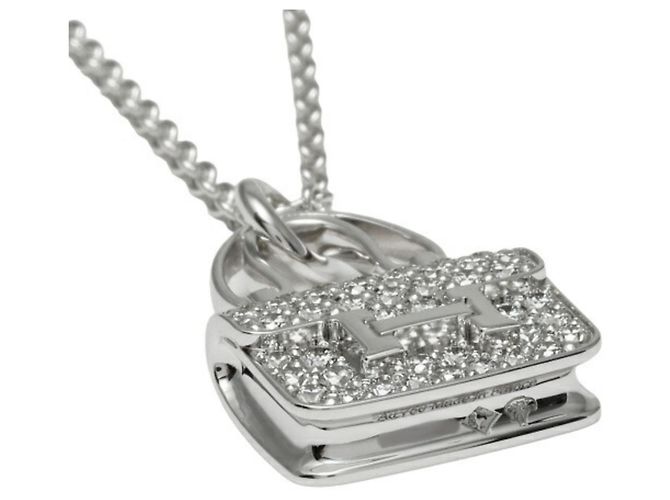 Hermès Hermes Amulett Constance K18WG Weißgoldkette - Ansicht 5