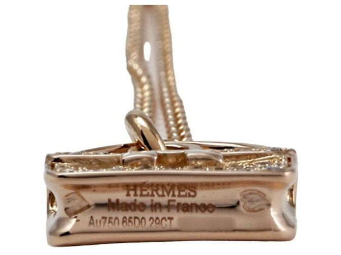 Hermès Collana Amuleto Constance K18PG in oro rosa - vista 7