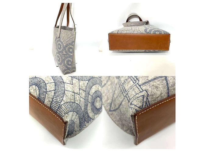 Hermès Hermes Karimi MM graue Tragetasche Braun - Ansicht 3