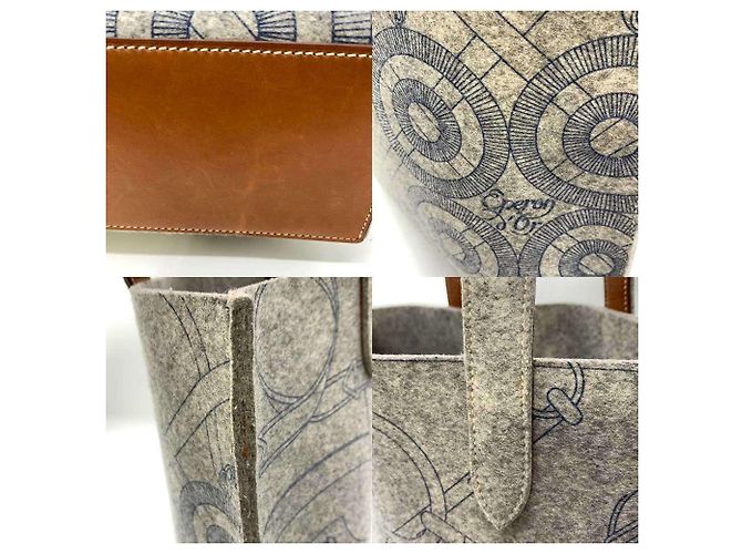 Hermès Hermes Karimi MM graue Tragetasche Braun - Ansicht 4