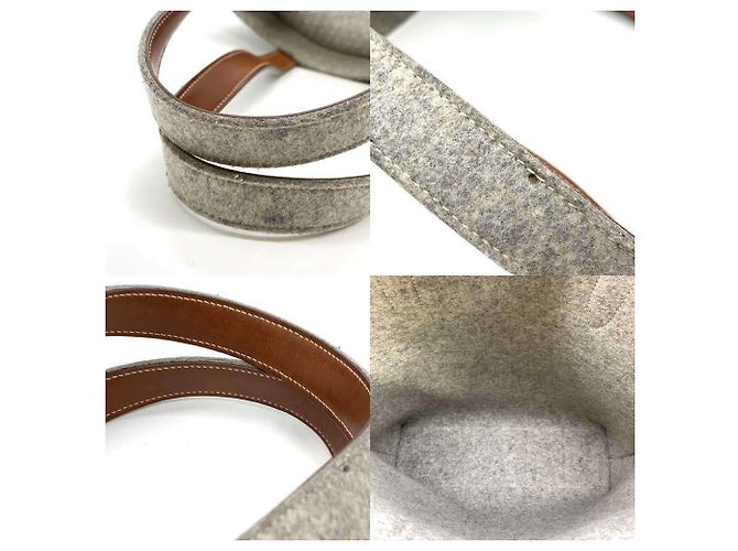 Hermès Hermes Karimi MM graue Tragetasche Braun - Ansicht 5