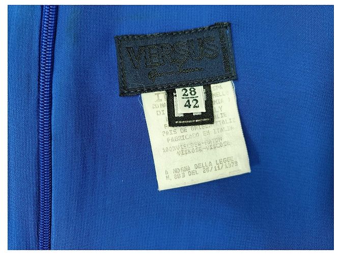 Blaues Kleid Versus Gianni Versace Vintage y2k - Ansicht 4
