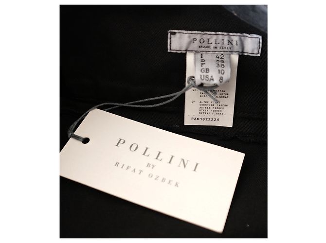 Falda lápiz adornada Pollini Vintage SS06 Negro - vista 7