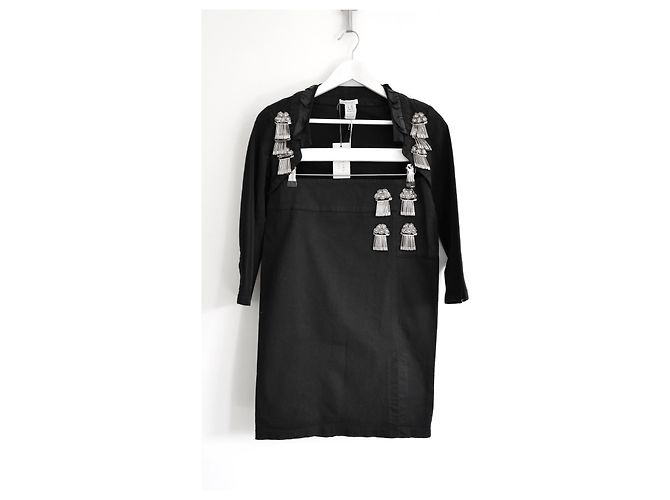 Falda lápiz adornada Pollini Vintage SS06 Negro - vista 9