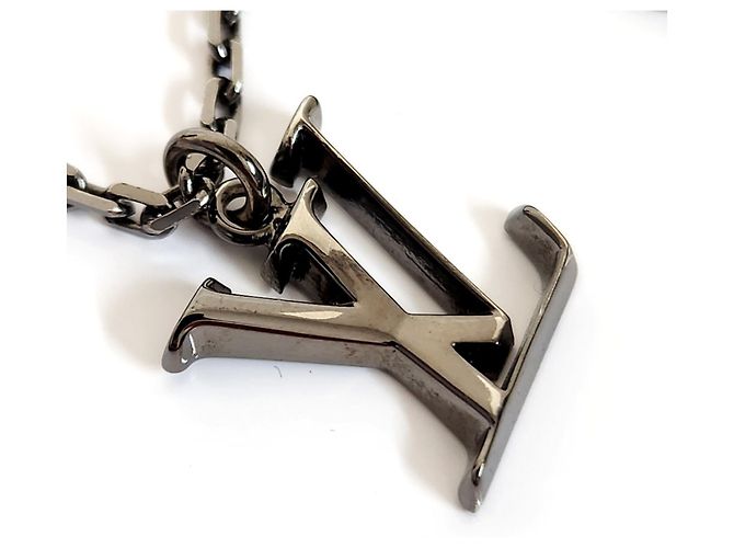 Collana con Chiave LV Initial di Louis Vuitton Argento - vista 7