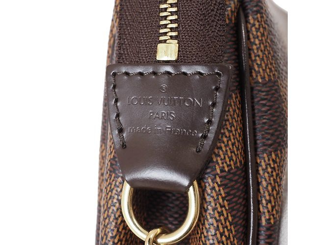 Borsa Eva Damier Ebene Louis Vuitton - vista 11