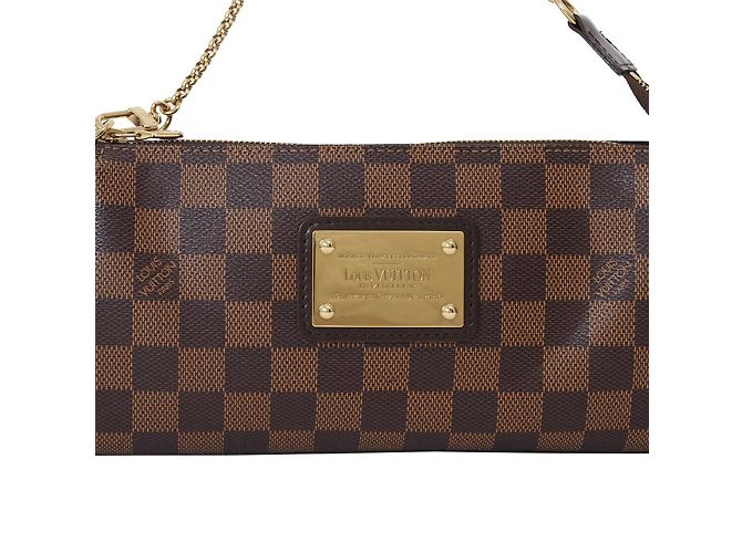 Borsa Eva Damier Ebene Louis Vuitton - vista 4