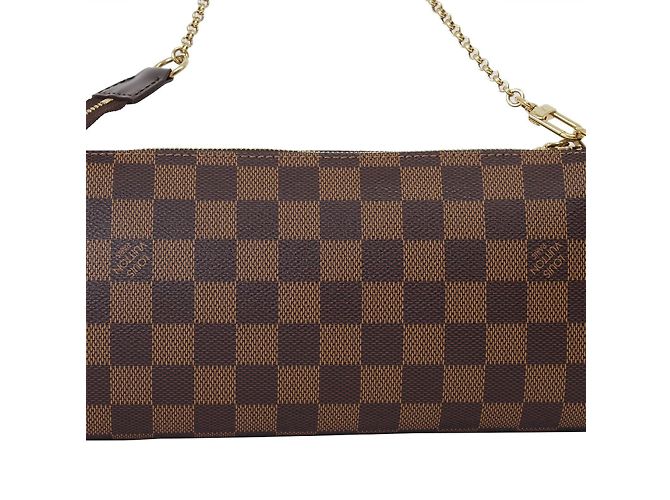 Borsa Eva Damier Ebene Louis Vuitton - vista 6