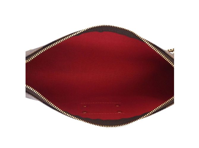 Borsa Eva Damier Ebene Louis Vuitton - vista 9
