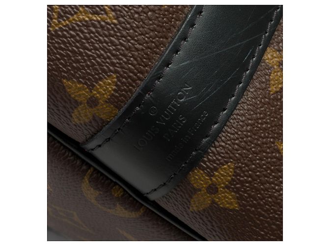 Bolsa LOUIS VUITTON Keepall em Lona Marrom - 102026 - vista 7