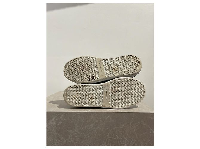 Sneakers ISABEL MARANT T.EU 37 Pelle Argento - vista 7