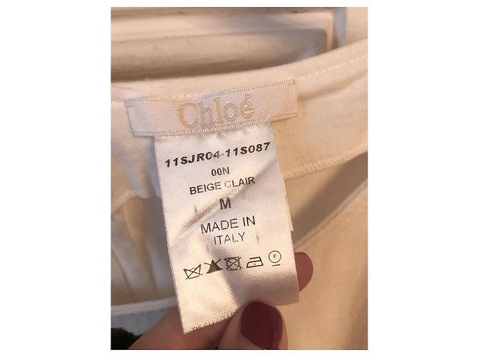 Chloé CHLOE Vestidos T.Internacional M Algodón Blanco - vista 3