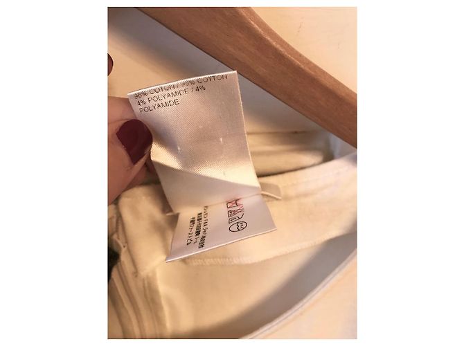 Chloé CHLOE Vestidos T.Internacional M Algodón Blanco - vista 4