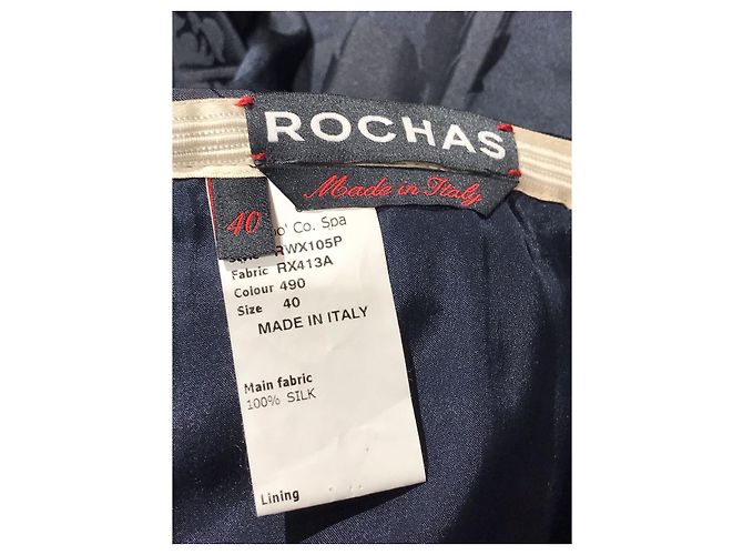 Gonne ROCHAS T.IT 40 Seta Nero - vista 5