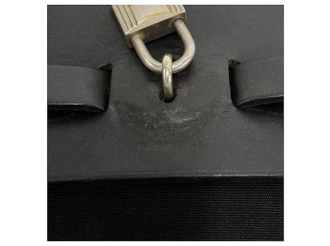 Zaino Hermès Toile Herbag GM nero - vista 6