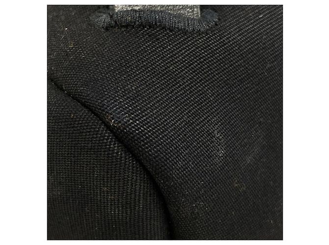 Zaino Hermès Toile Herbag GM nero - vista 7