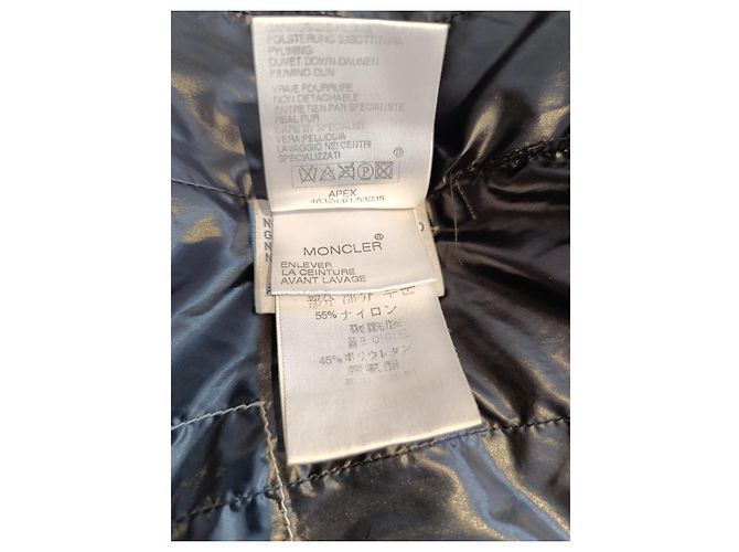 Moncler Black Polyamide Down Jacket - view 8