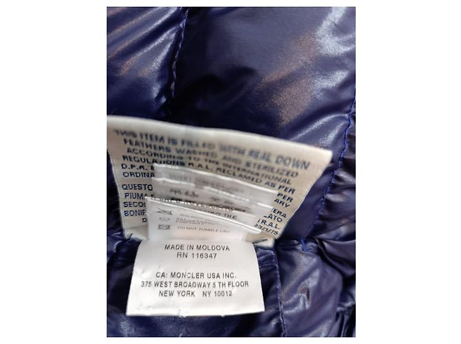 Moncler Women's Down Jacket Light Blue Polyamide - view 7