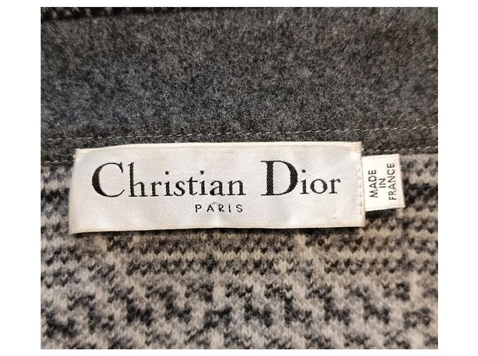 Christian Dior Grey Wool Jacket with Belt - view 7