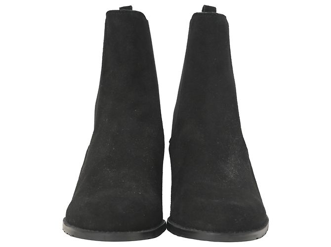 Stivali Chelsea Laine Stuart Weitzman in suede nero - vista 2