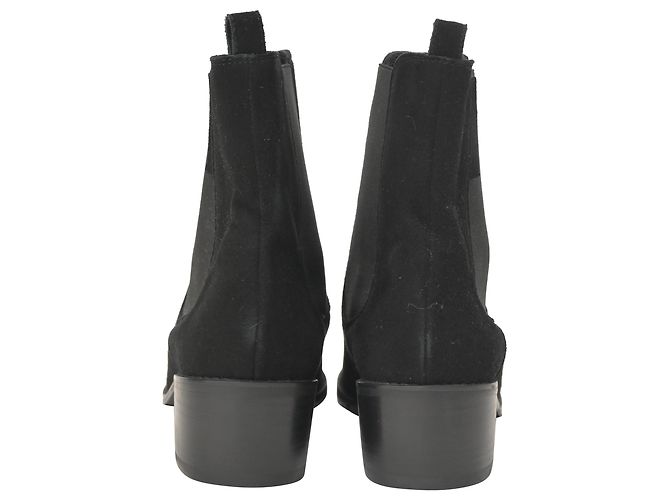 Stivali Chelsea Laine Stuart Weitzman in suede nero - vista 3