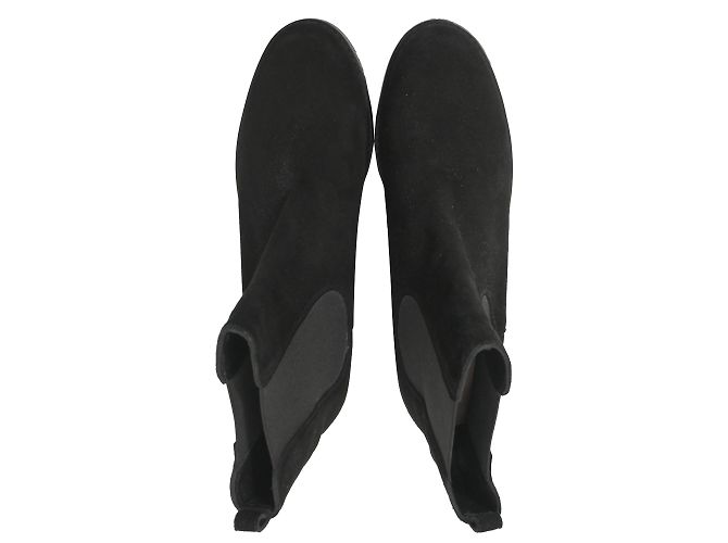 Stivali Chelsea Laine Stuart Weitzman in suede nero - vista 5