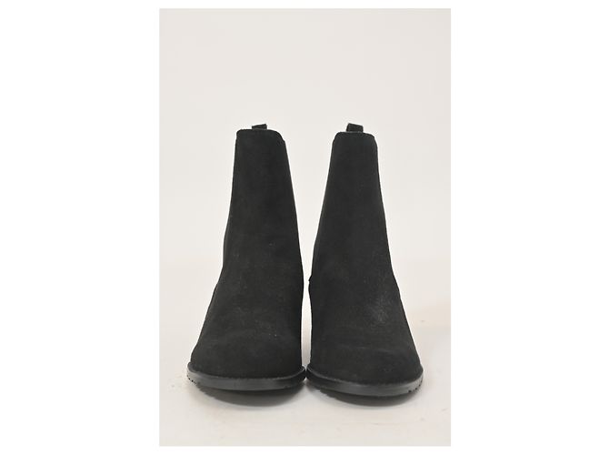 Stivali Chelsea Laine Stuart Weitzman in suede nero - vista 8
