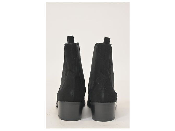 Stivali Chelsea Laine Stuart Weitzman in suede nero - vista 9