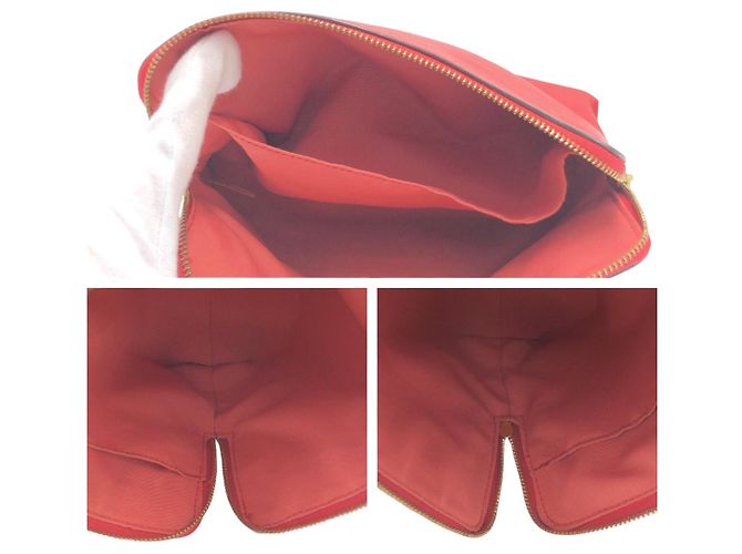 COACH Pouch in pelle di vitello Rosa - vista 6