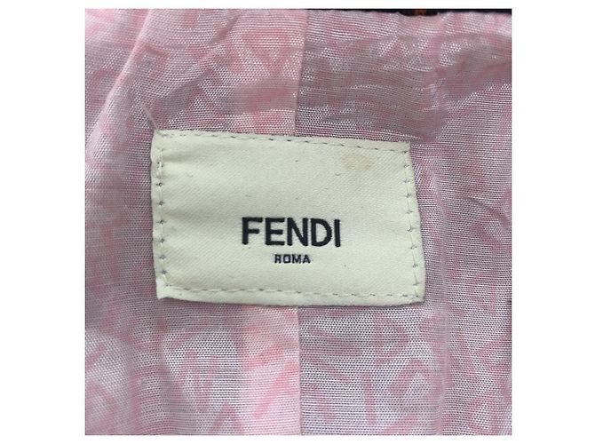 Fendi Woll/Rayon Volantmantel Halb-Langmantel - Ansicht 6