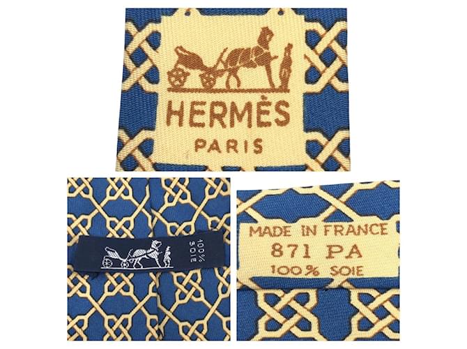 Cravatta in seta Hermès - vista 5