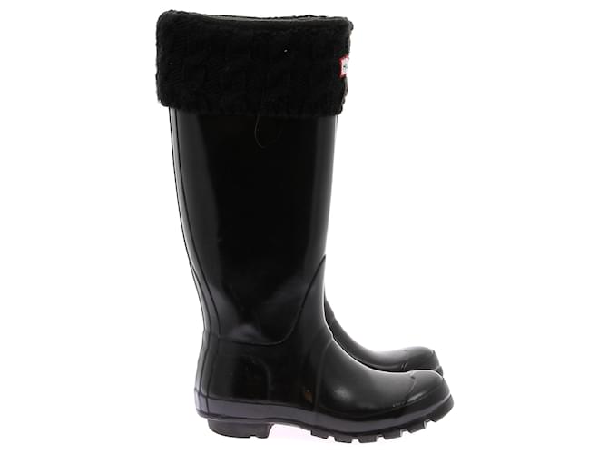 HUNTER Stiefel T.EU 37 Polyester Schwarz - Ansicht 3