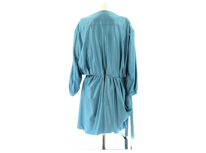 Balenciaga Kleid T.FR 38 Polyester Blau - Ansicht 2