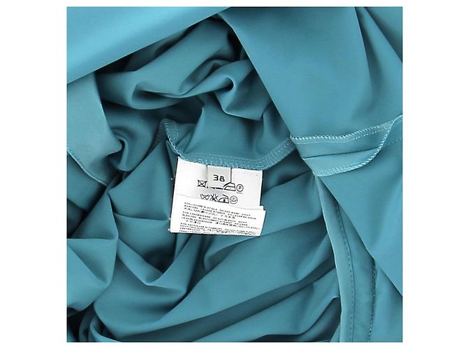 Balenciaga Kleid T.FR 38 Polyester Blau - Ansicht 6