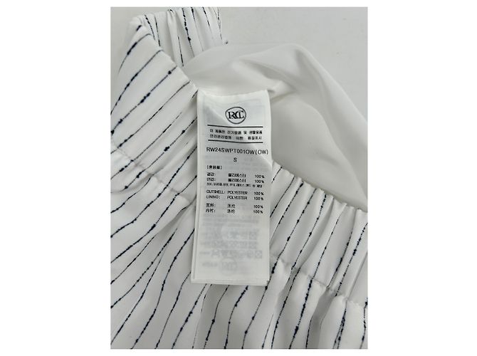 Autre Marque Pantalones cortos RECTO T.International S Poliéster Blanco - vista 4