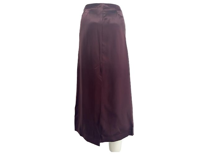 Autre Marque Faldas Loulou studio T.International XS Seda Burdeos - vista 2