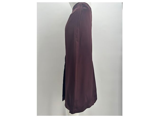 Autre Marque Faldas Loulou studio T.International XS Seda Burdeos - vista 3