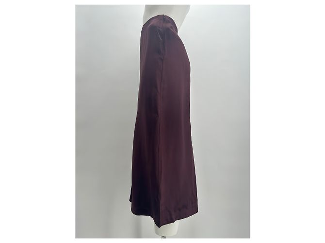Autre Marque Faldas Loulou studio T.International XS Seda Burdeos - vista 4