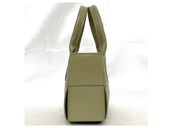 Borsa in pelle verde chiaro Bottega Veneta - vista 4