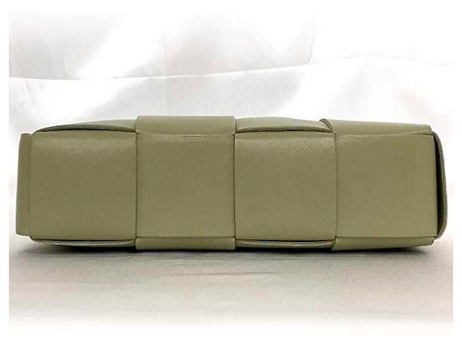 Borsa in pelle verde chiaro Bottega Veneta - vista 6