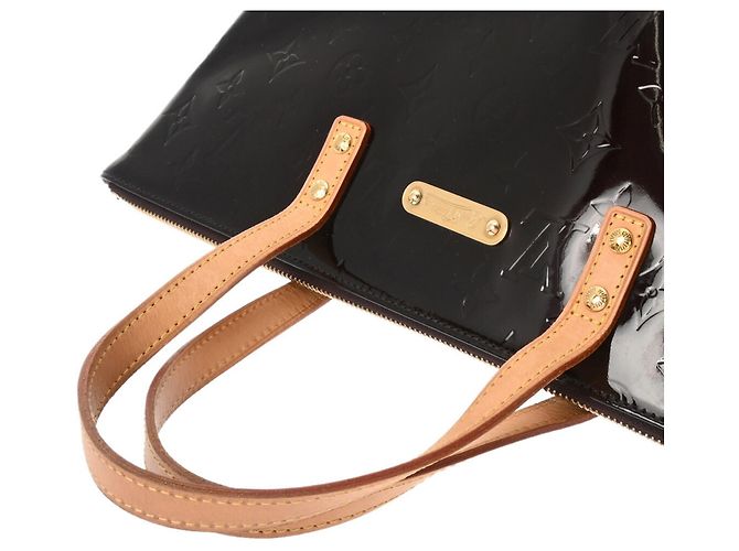 Borsa Louis Vuitton Vernis Bellevue PM Amarante Nero Bordò - vista 4