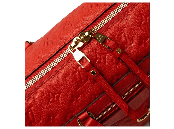 Louis Vuitton Monogram Empreinte Lumineuse PM Rosso - vista 8