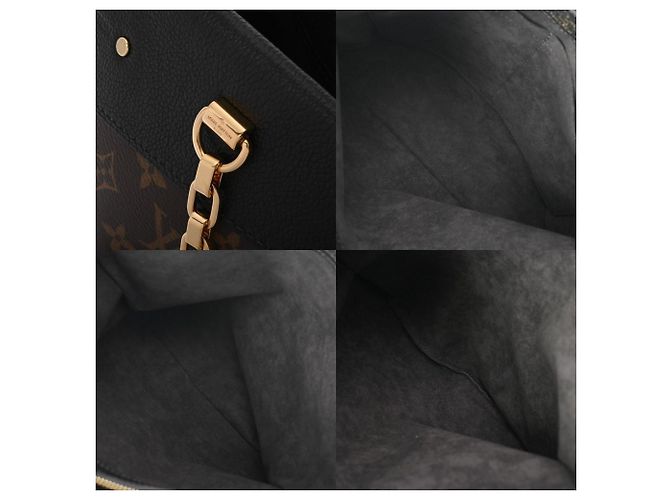 Borsa Tote Pallas Shopper Monogram Louis Vuitton Nero - vista 11