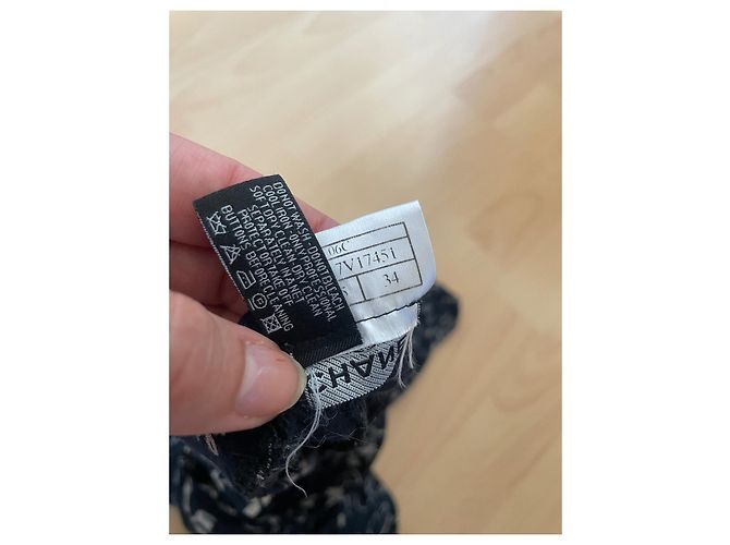 Chanel 3/4 Hose mit CC Monogramm aus Modal Schwarz - Ansicht 8