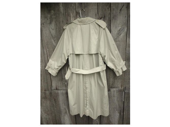 Impermeable Burberry de gabardina de algodón crema - vista 2