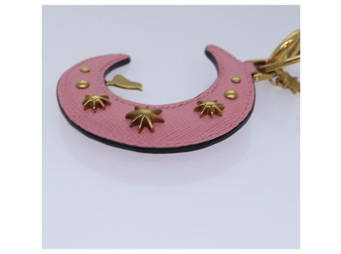 Saffiano PRADA Charm aus Safiano-Leder Rosa Auth ar12014 - Ansicht 5