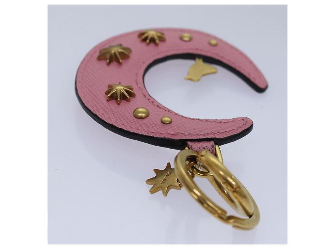 Saffiano PRADA Charm aus Safiano-Leder Rosa Auth ar12014 - Ansicht 6